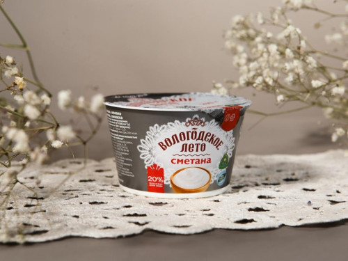 Сметана м.д.ж. 20%, 200 г