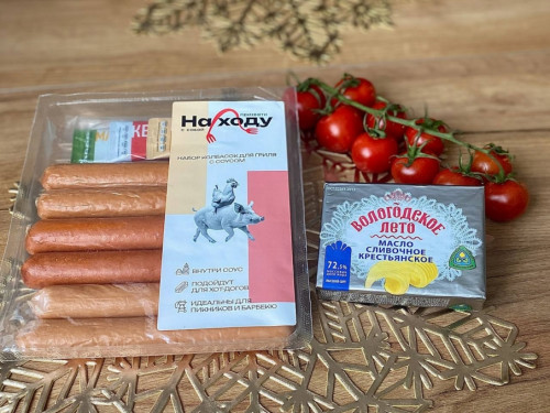 Сосиски на гриле со сливочным маслом "Вологодское лето": быстро и вкусно!